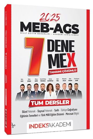 2025 MEB-AGS Tüm Dersler 7 DenemeX Çözümlü