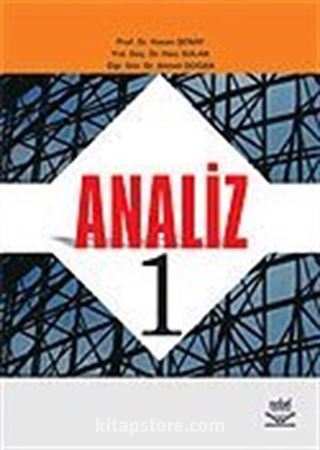 Analiz 1 / Ahmet Doğan