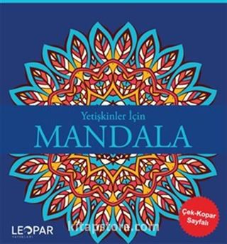 Yetişkinler İçin Mandala (Lacivert)