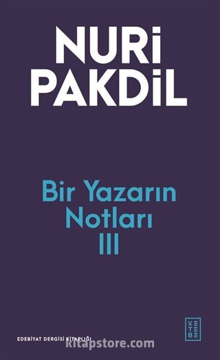 Bir Yazarın Notları 3