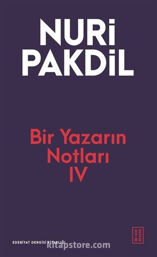 Bir Yazarın Notları 4