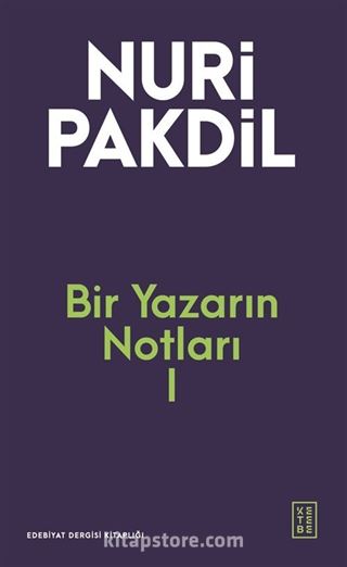 Bir Yazarın Notları 1