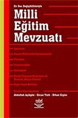 Milli Eğitim Mevzuatı/En Son Değişiklikleriyle