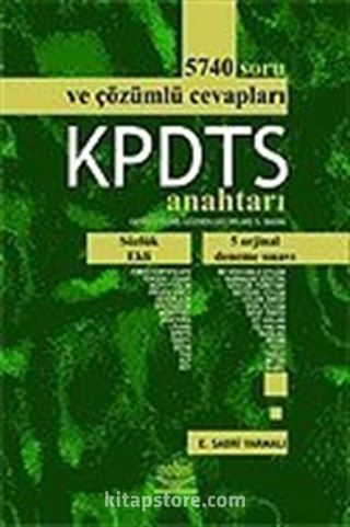 KPDTS Anahtarı 5740 Soru ve Çözümlü Cevapları