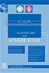 IX. Ulusal Spor Hekimliği Kongresi 24-26 Ekim 2003 Nevşehir