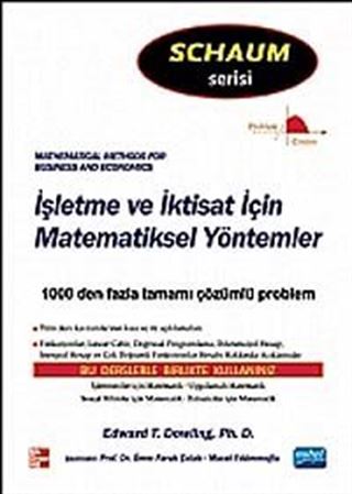 İşletme ve İktisat İçin Matematiksel Yöntemler/Schaum's Outlines