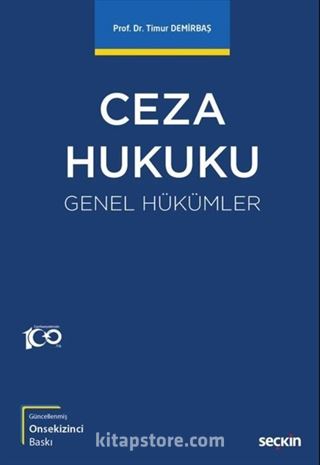 Ceza Hukuku Genel Hükümler
