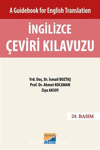 İngilizce Çeviri Kılavuzu + Ek Cevap Kitapçığı