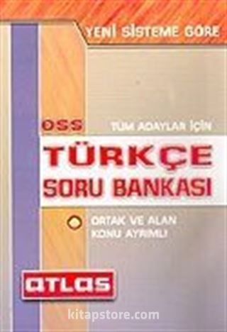 ÖSS Türkçe Soru Bankası