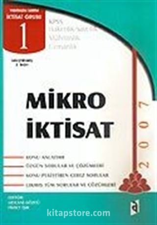 Mikro İktisat 2007