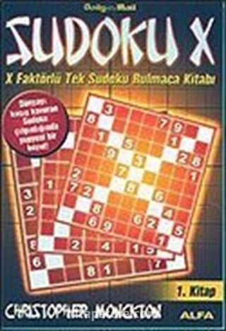 Sudoku X/X Faktörlü Tek Sudoku Bulmaca Kitabı 1. Kitap