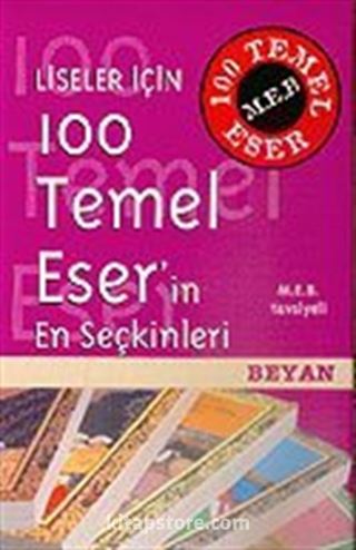 10 Kitap Liseler İçin 100 Temel Eser'in En Seçkinleri