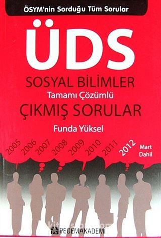 ÜDS Sosyal Bilimler Tamamı Çözümlü Çıkmış Sorular 2005-2012