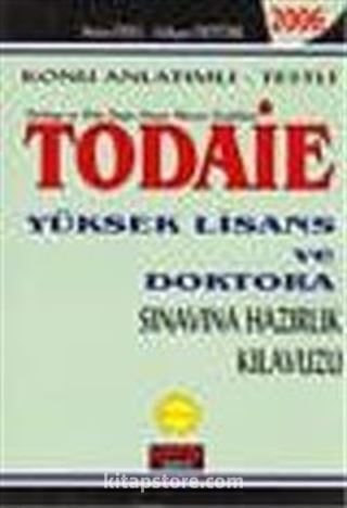 Todaie / Konu Anlatımlı Testli 2006