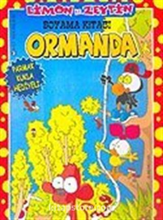 Ormanda / Boyama Kitabı / Limon ile Zeytin