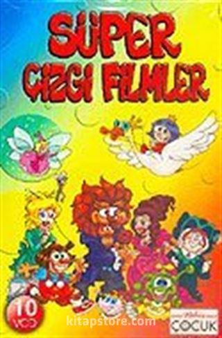 Süper Çizgi Filmler 10 Vcd (Özel Kutulu)