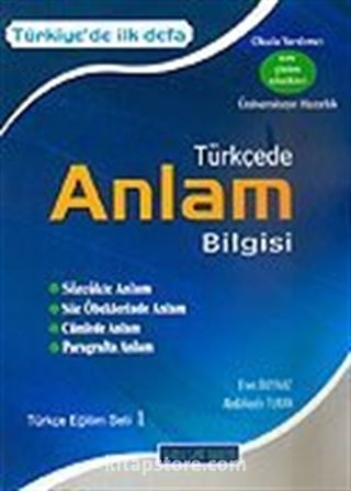 Türkçede Anlam Bilgisi