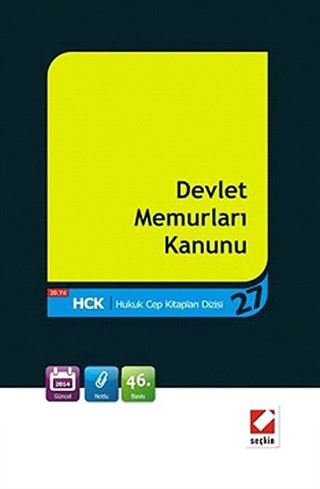 Devlet Memurları Kanunu (Hukuk Cep Kitapları 27)