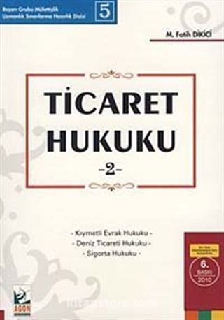 Ticaret Hukuku 2