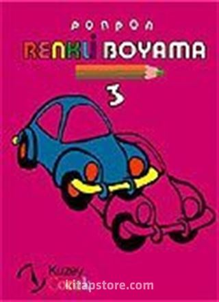 3. Ponpon Renkli Boyama Kitabı