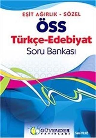 ÖSS Türkçe-Edebiyat Soru Bankası Eşit Ağırlık - Sözel