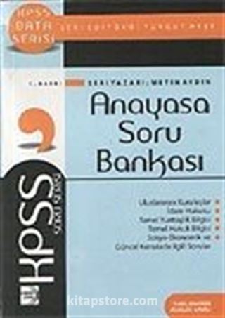 KPSS Anayasa Soru Bankası Soru Serisi