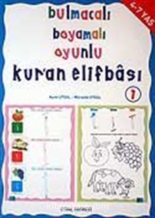 Bulmacalı Boyamalı Oyunlu Kur'an Elifbası 1