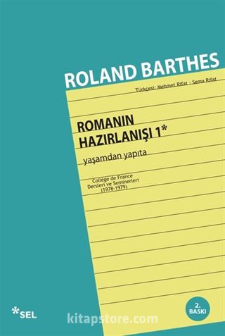 Romanın Hazırlanışı 1