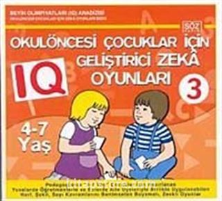 4-7 Yaş Okul Öncesi 3 Çocuklar İçin IQ Geliştirici Zeka Oyunları