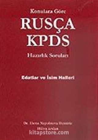 Konulara Göre Rusça KPDS Edatlar ve İsim Halleri