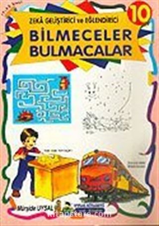 Bilmeceler Bulmacalar (10 kitap takım) / Zeka Geliştirici ve Eğlendirici (büyük boy-8 yaş ve üstü)