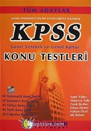 KPSS-Konu Testleri-Genel Yetenek Genel Kültür-Tüm Adaylar İçin