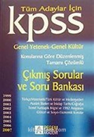 KPSS Çıkmış Sorular ve Soru Bankası Genel Yetenek-Genel Kültür