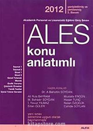 ALES Konu Anlatımlı