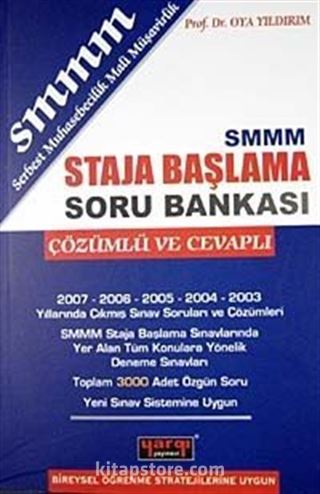 SMMM Çözümlü Cevaplı Soru Bankası