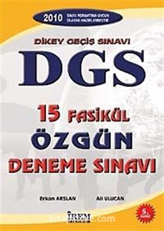 DGS 15 Fasikül Özgün Deneme Sınavı