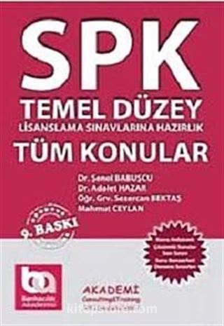 Temel Düzey / SPK Tüm Konular