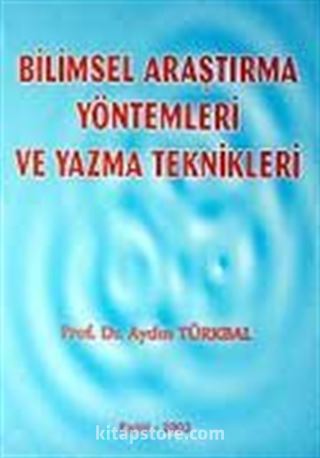 Bilimsel Araştırma Yöntemleri ve Yazma Teknikleri