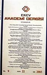 Sayı:22 Kış 2005 Ekev Akademi Dergisi