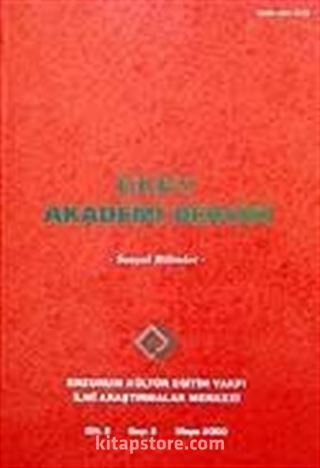 Sayı:2 Mayıs 2000 Ekev Akademi Dergisi