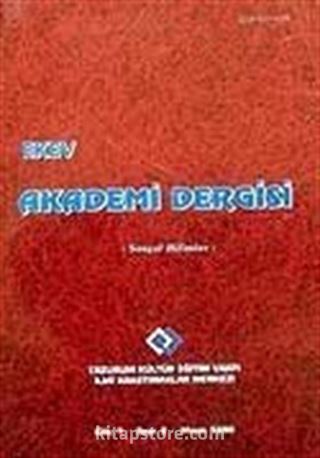 Sayı:2 Mayıs 1998 Ekev Akademi Dergisi