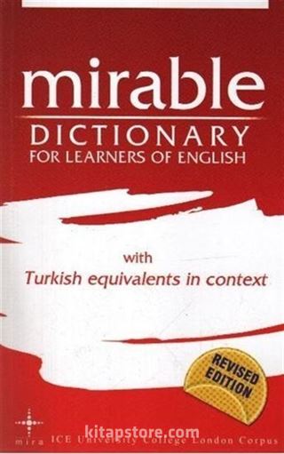 Mirable Dictionary For Learners of English With Turkish Equivalents in Context