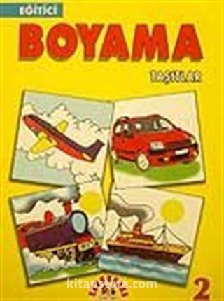 Eğitici Boyama 2 Taşıtlar