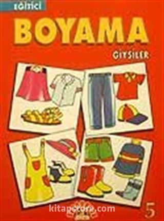 Eğitici Boyama 5 Giysiler