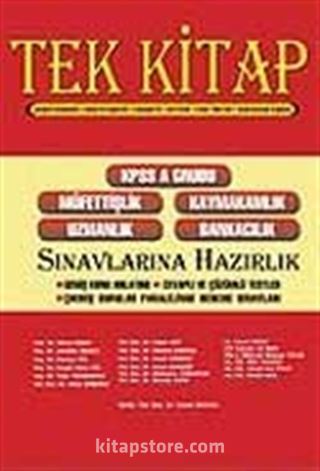 Tek Kitap Çalışma Ekonomisi, İstatistik Ekonometri, Kamu Yönetimi, Uluslararası İlişkiler