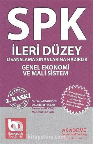 Genel Ekonomi ve Mali Sistem / SPK İleri Düzey