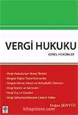 Vergi Hukuku Genel Hükümler