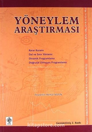 Yöneylem Araştırması / Kemal Sezen