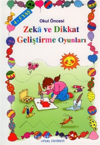 4-5 Yaş Zeka ve Dikkat Geliştirme Oyunları 1 (Kod:96)