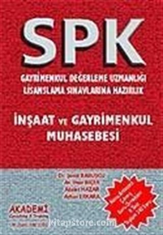 İnşaat ve Gayrimenkul Muhasebesi / SPK - Gayrimenkul Değerleme Uzmanlığı